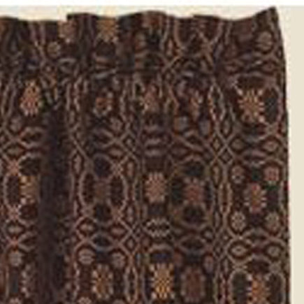 Black - Mustard Loverƒ?????s Knot Jacquard Swag - Lined - Home Collections by Raghu