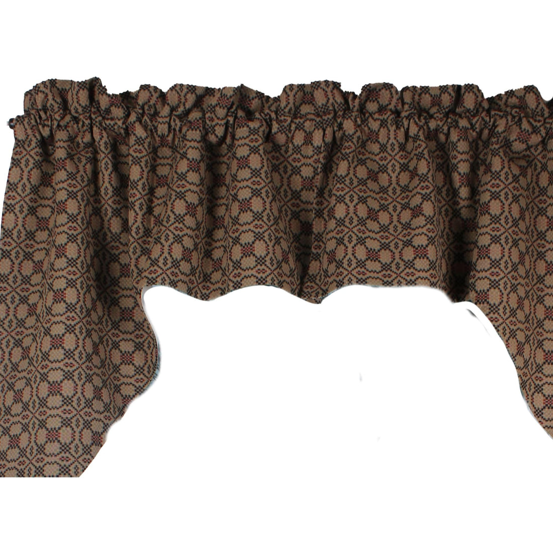 Kendall Jacquard Black Swag - Home Collections by Raghu