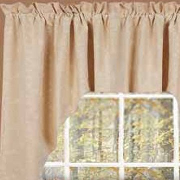 Cream Candlewicking Cream Swag - Lined - Home Collections by Raghu