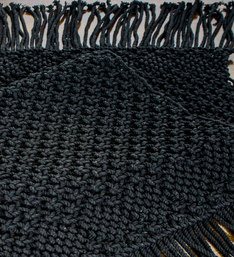 Macrame Black Table Runner   - Home Collections by Raghu