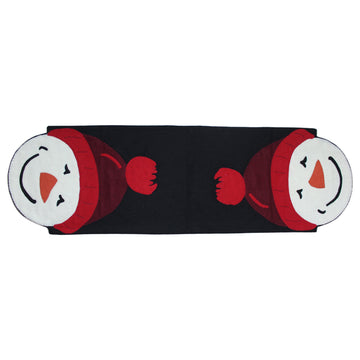 Snowman   Black Table Runner 45 In T4084010