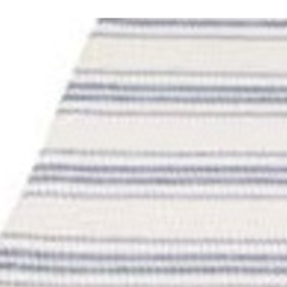 Grain Sack Stripe 45" Table Runner Colonial Blue - Cream - Home Collections by Raghu