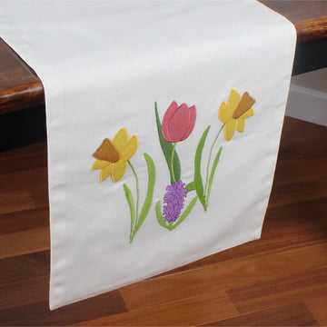 Spring Florals Table Runner - Home Collections by Raghu