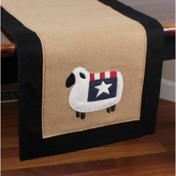 Liberty Sheep Wool Felt Table Runner - Home Collections by Raghu