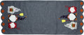 Halloween Gnomes Gray Table Runner  - Home Collections by Raghu