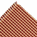 Barn Red Nutmeg Heritage House Check Barn Red Table Runner - Home Collections by Raghu
