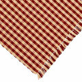 Barn Red Nutmeg Heritage House Check Barn Red Table Runner - Home Collections by Raghu