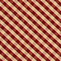 Barn Red Nutmeg Heritage House Check Barn Red Table Runner - Home Collections by Raghu