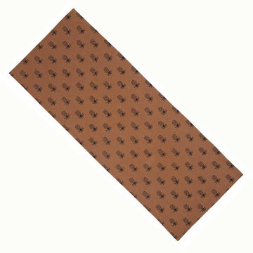 Mocha - Black Pineapple Town Table Runner - Home Collections by Raghu