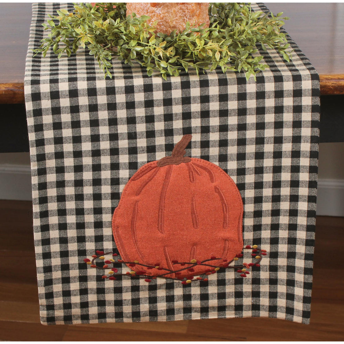 F Pumpkin & Bittersweet Table runner - Home Collections by Raghu