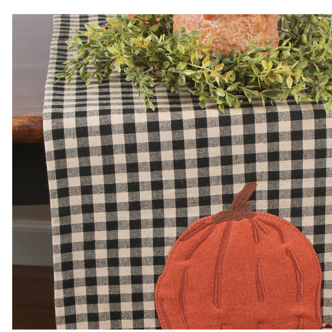 F Pumpkin & Bittersweet Table runner - Home Collections by Raghu