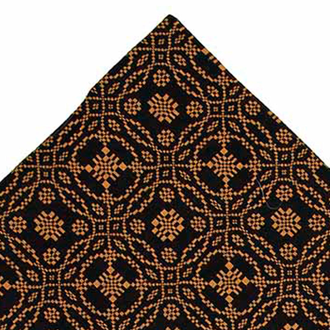 Black - Mustard Loverƒ?????s Knot Jacquard Table Runner - Home Collections by Raghu
