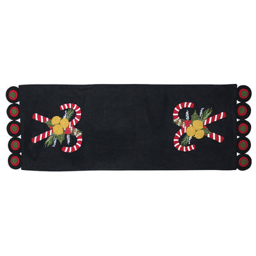 Candy Canes  Table Runner - Home Collections by Raghu