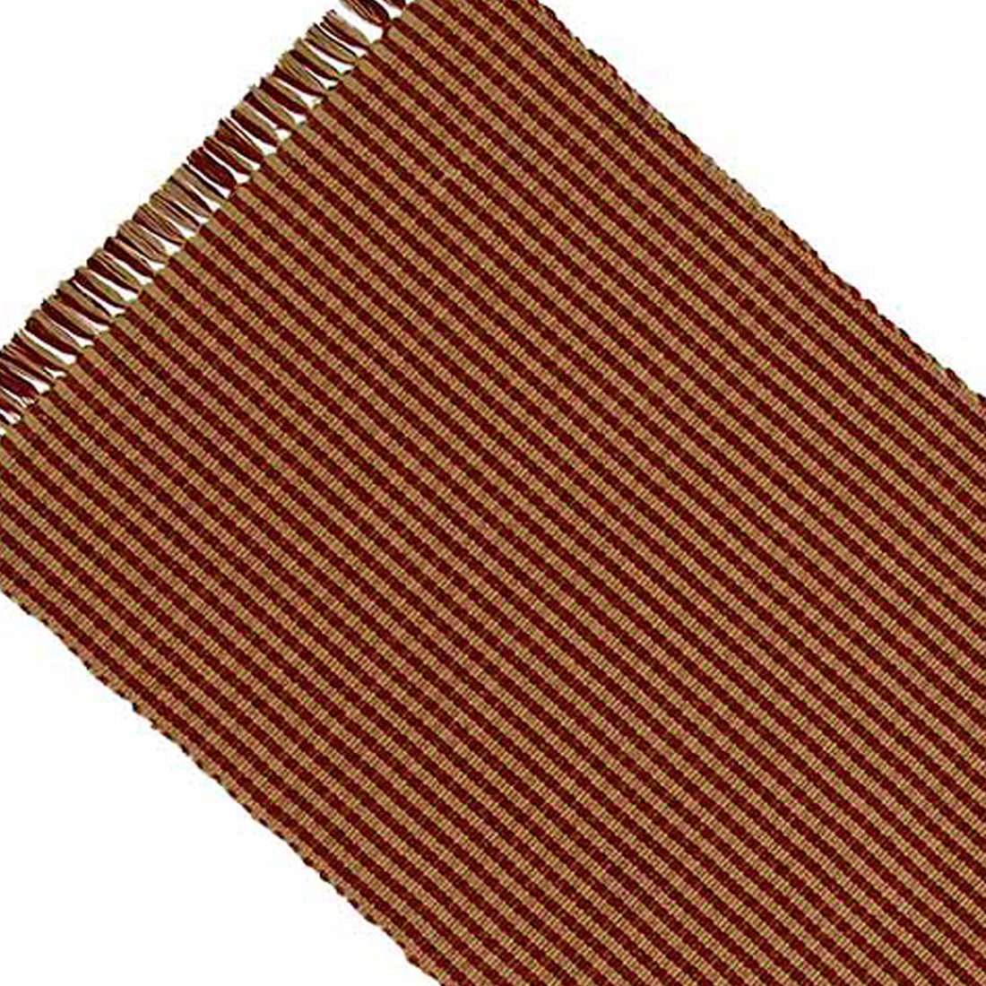 Barn Red-Oat Newbury Gingham Table Runner - Home Collections by Raghu