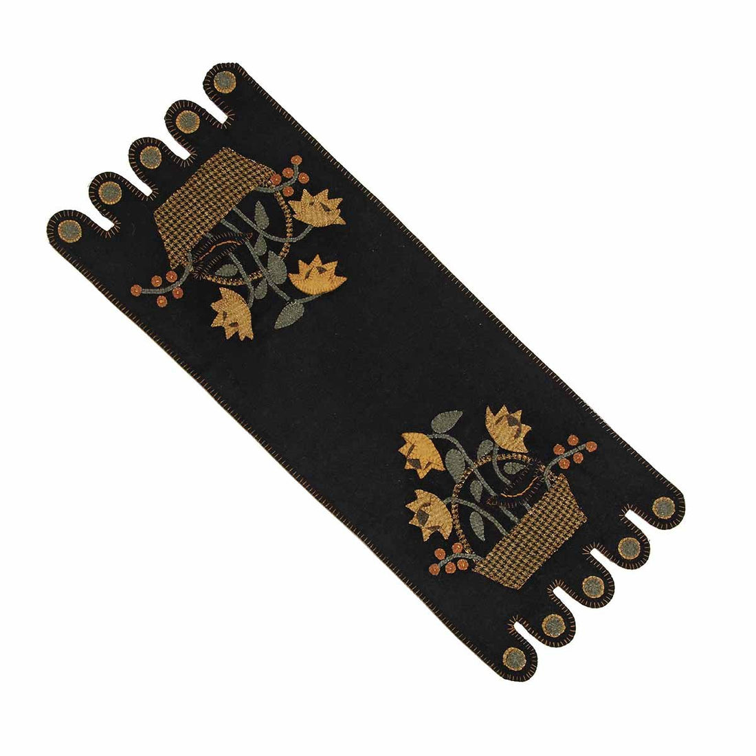 Crow In A Basket Table Runner - Home Collections by Raghu