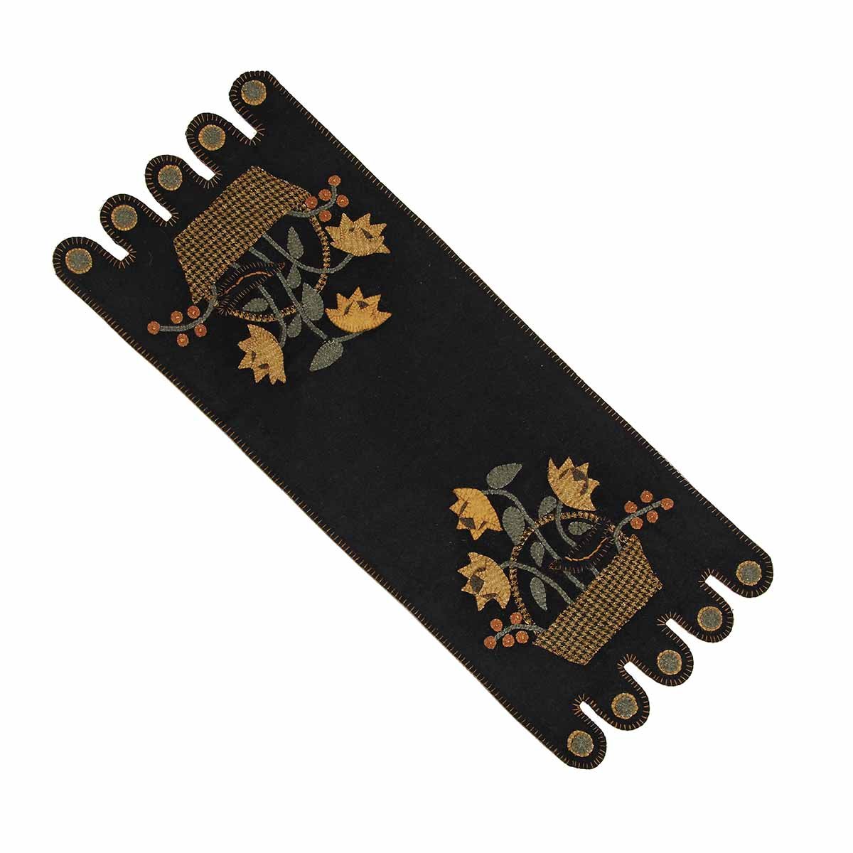 Crow In A Basket Table Runner - Home Collections by Raghu