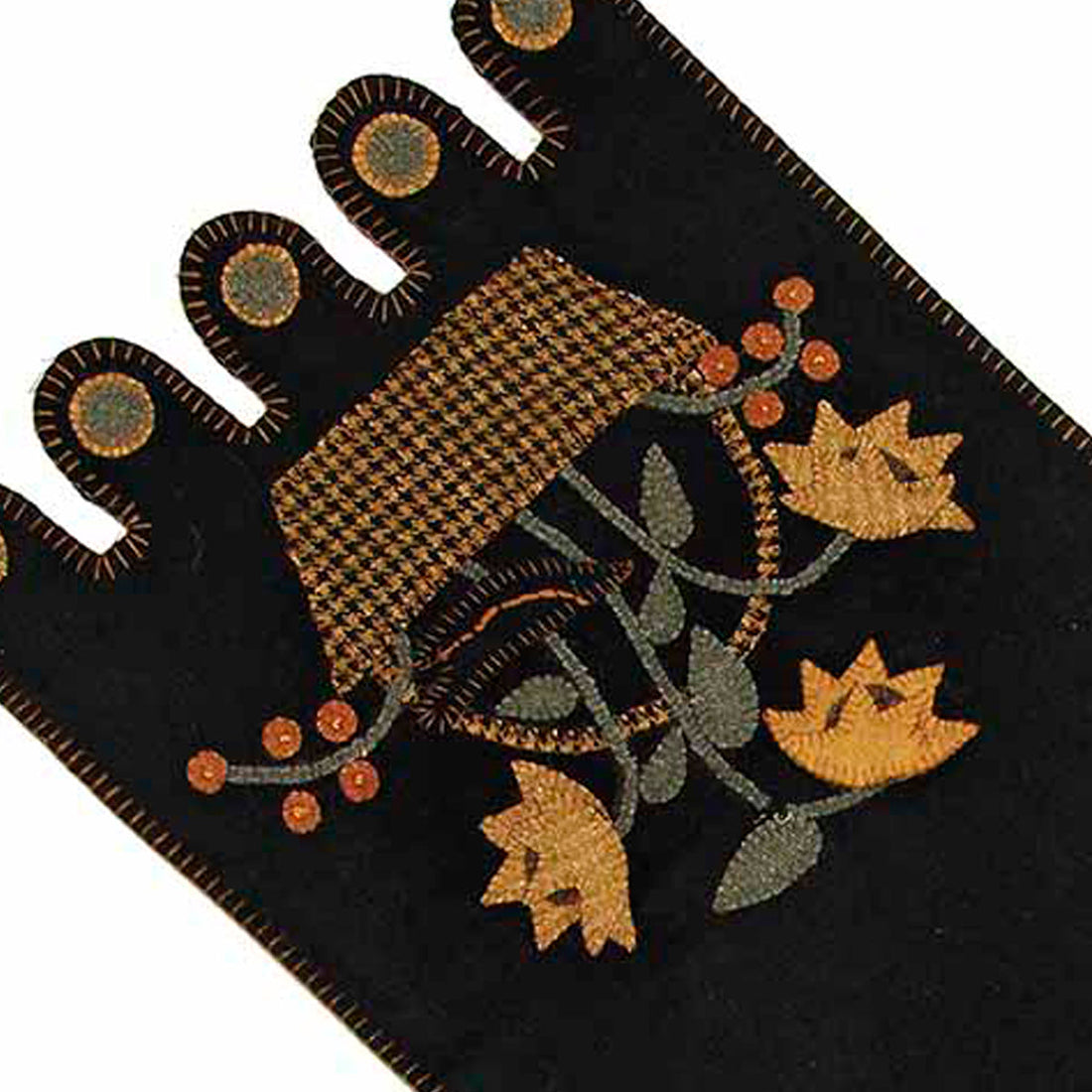 Crow In A Basket Table Runner - Home Collections by Raghu