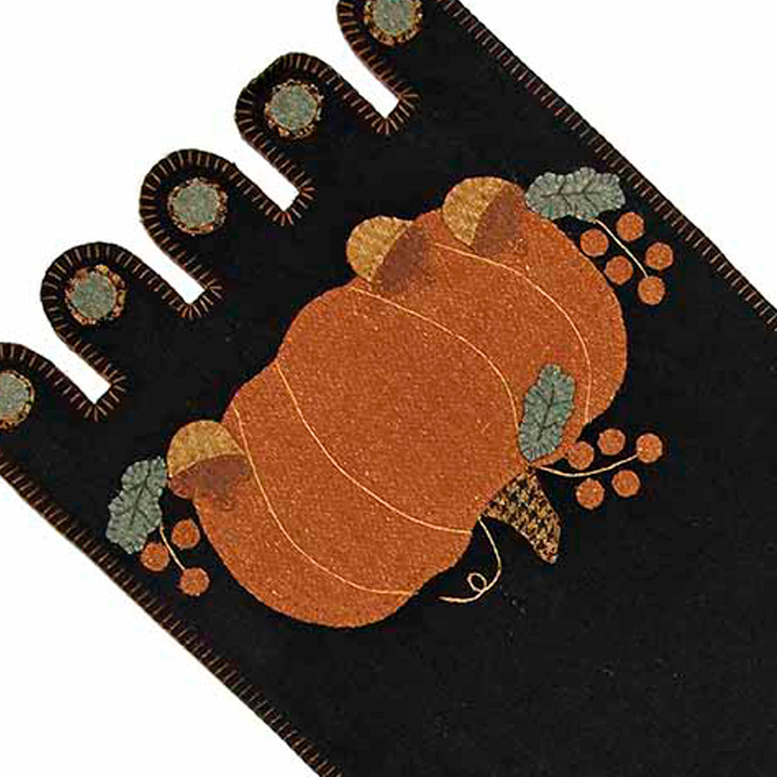 Pumpkin & Acorns Table Runner - Home Collections by Raghu
