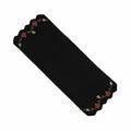 Pumpkins And Vines Black Table Runner - Home Collections by Raghu