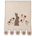Cream Bunny in the Garden Table Runner - Home Collections by Raghu