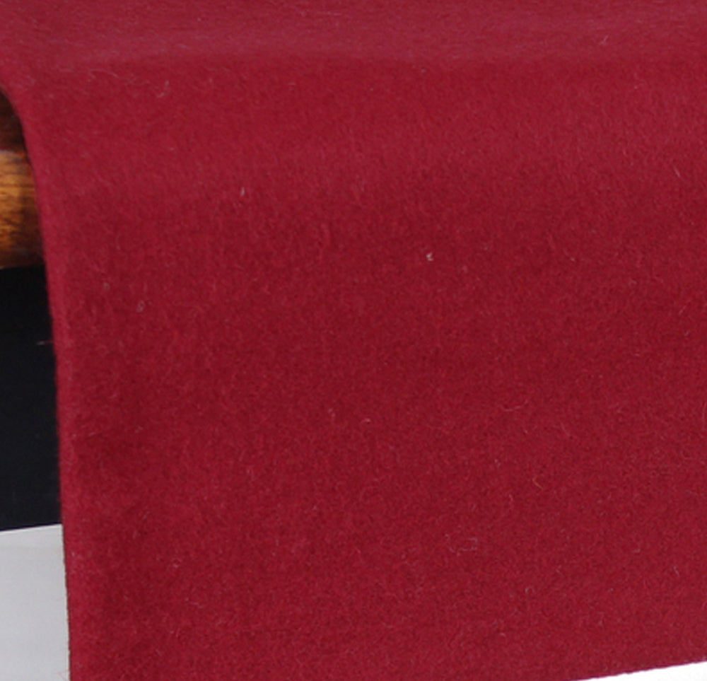 Chickadees Red Table Runner  - Home Collections by Raghu