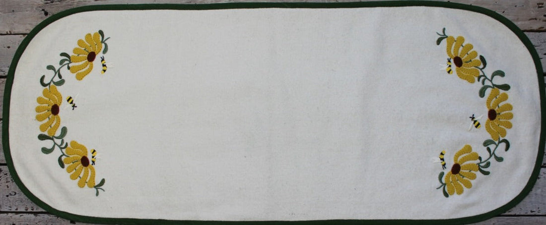 Flowers and Bees Table Runner - Home Collections by Raghu