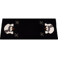 Snow Day Black Table Runner - Home Collections by Raghu