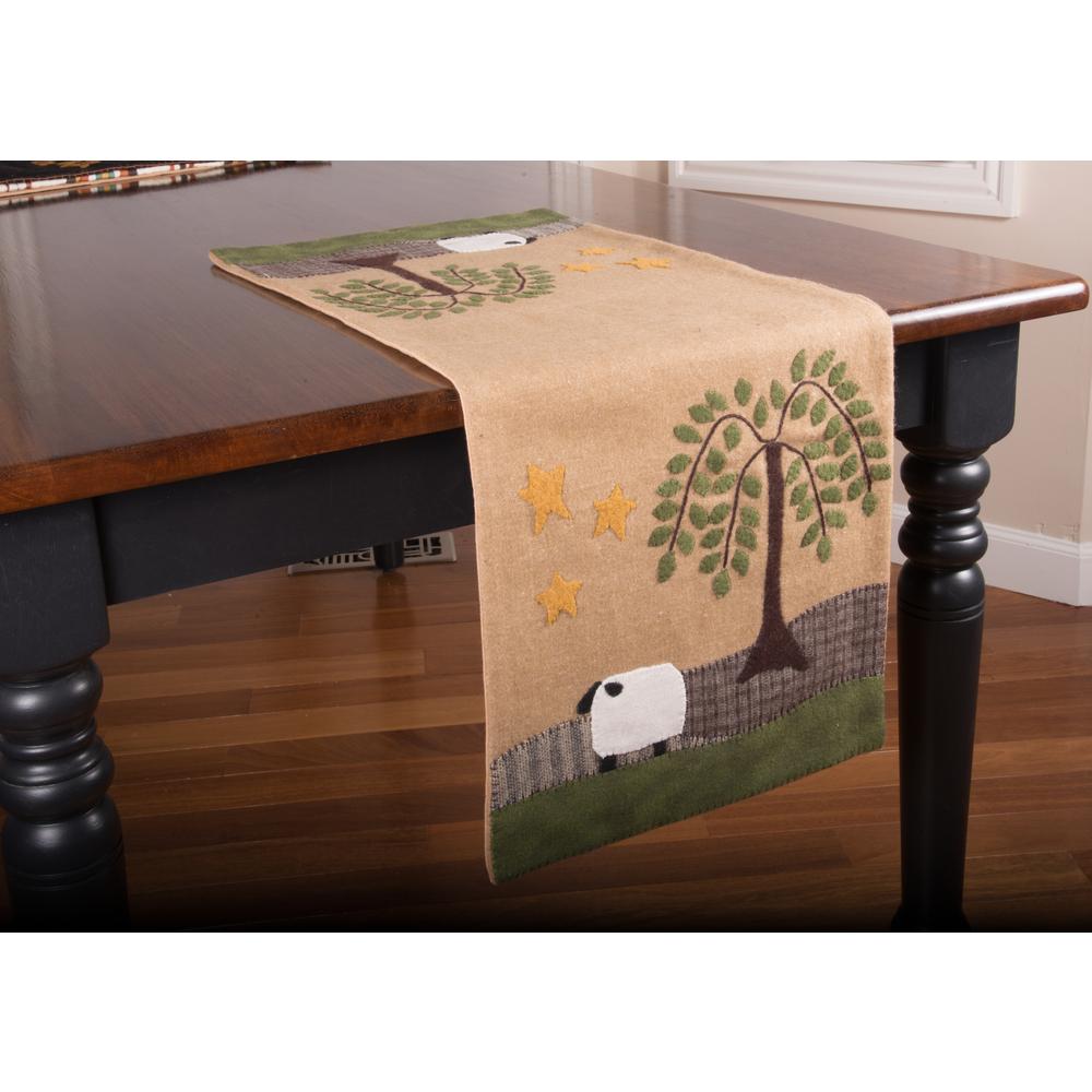 Sheep Willow  Table Runner-  Home Collections by Raghu