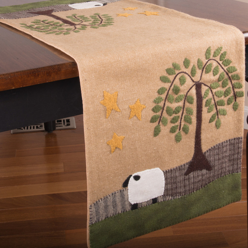 Sheep Willow  Table Runner-  Home Collections by Raghu