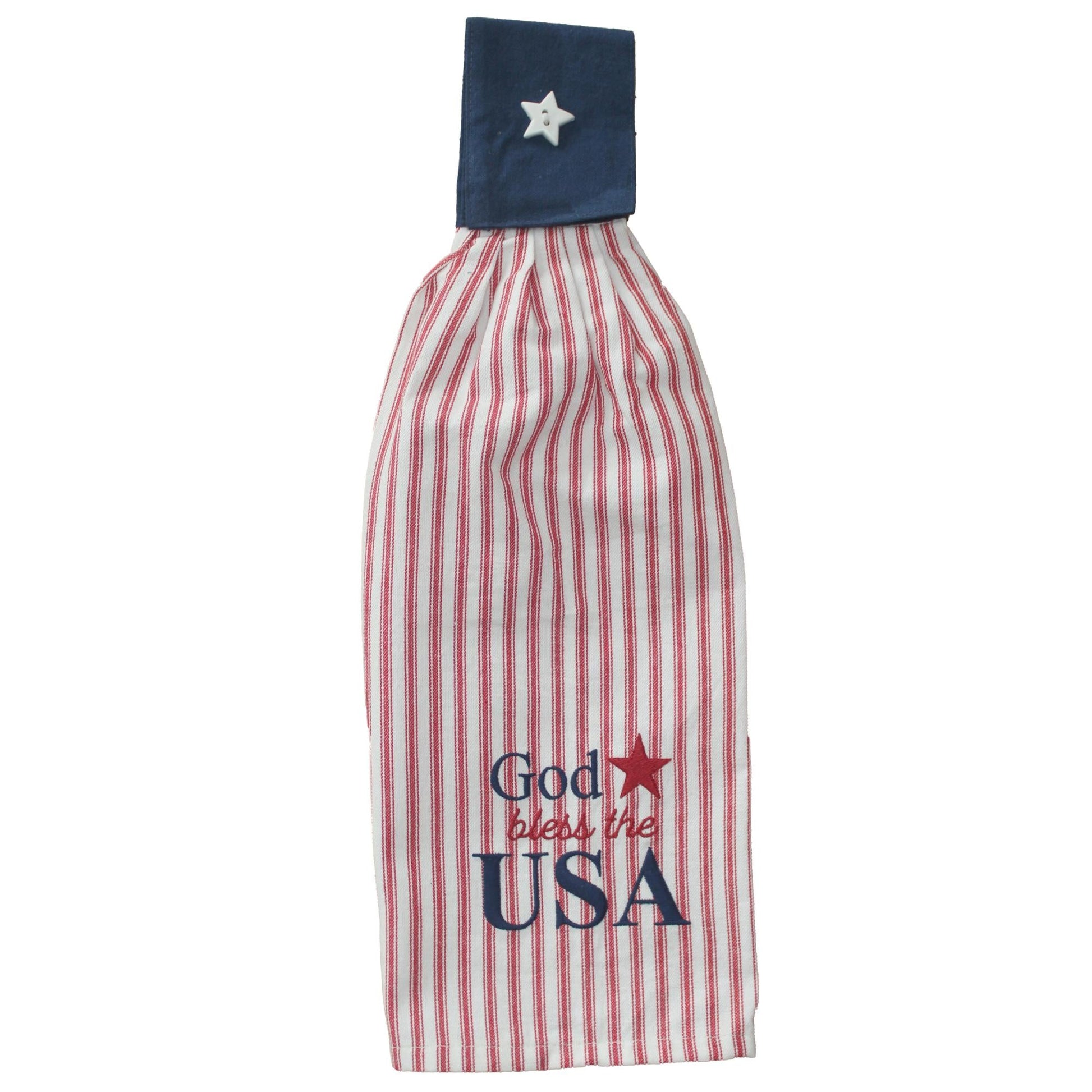 God Bless The USA Tab Towel - Home Collections by Raghu