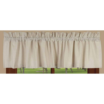 Cream Osenburg Valance - Lined - Home Collections by Raghu