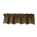 Kendall Jacquard Black Valance - Home Collections by Raghu
