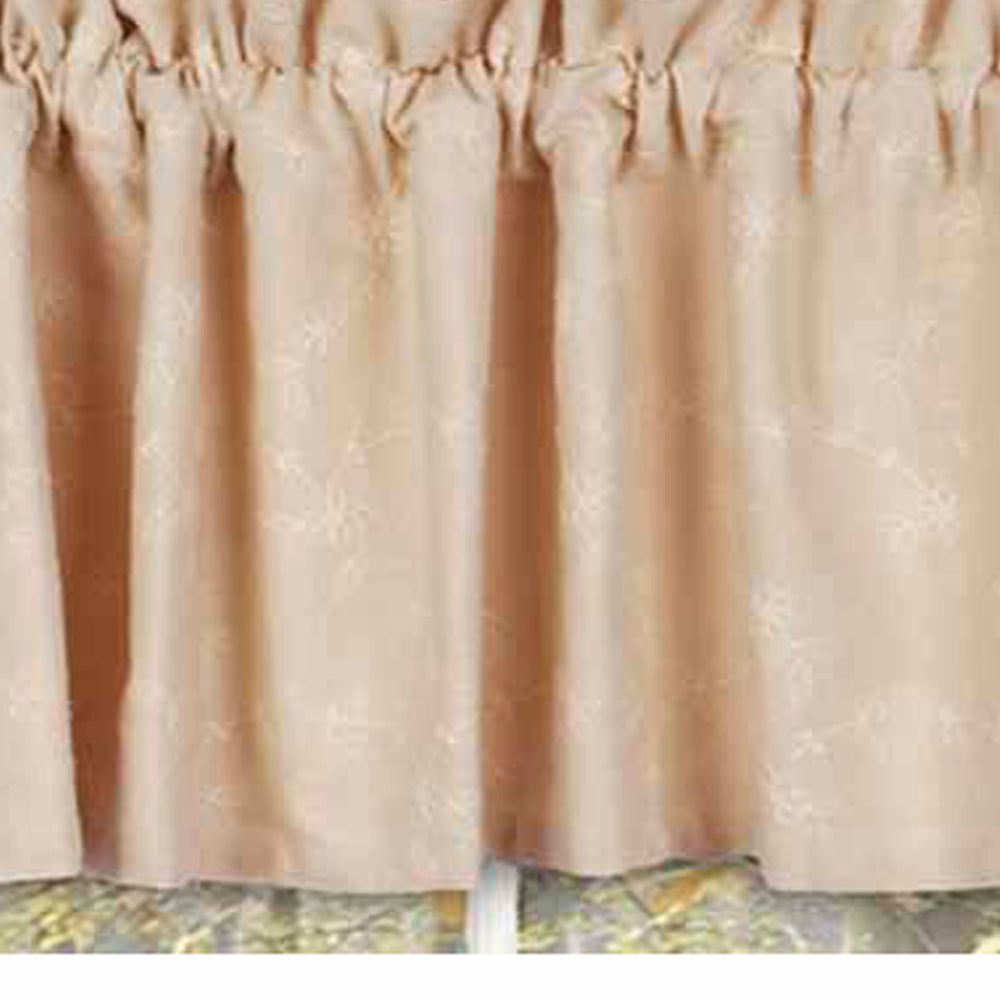 Cream Candlewicking Cream Valance Lined VL430005 - hcbyraghu