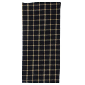 Black and Tan Kitchen Towel  Set of 6 KT235011
