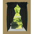 Pineapple Town Black Gathered Swag - Home Collections by Raghu