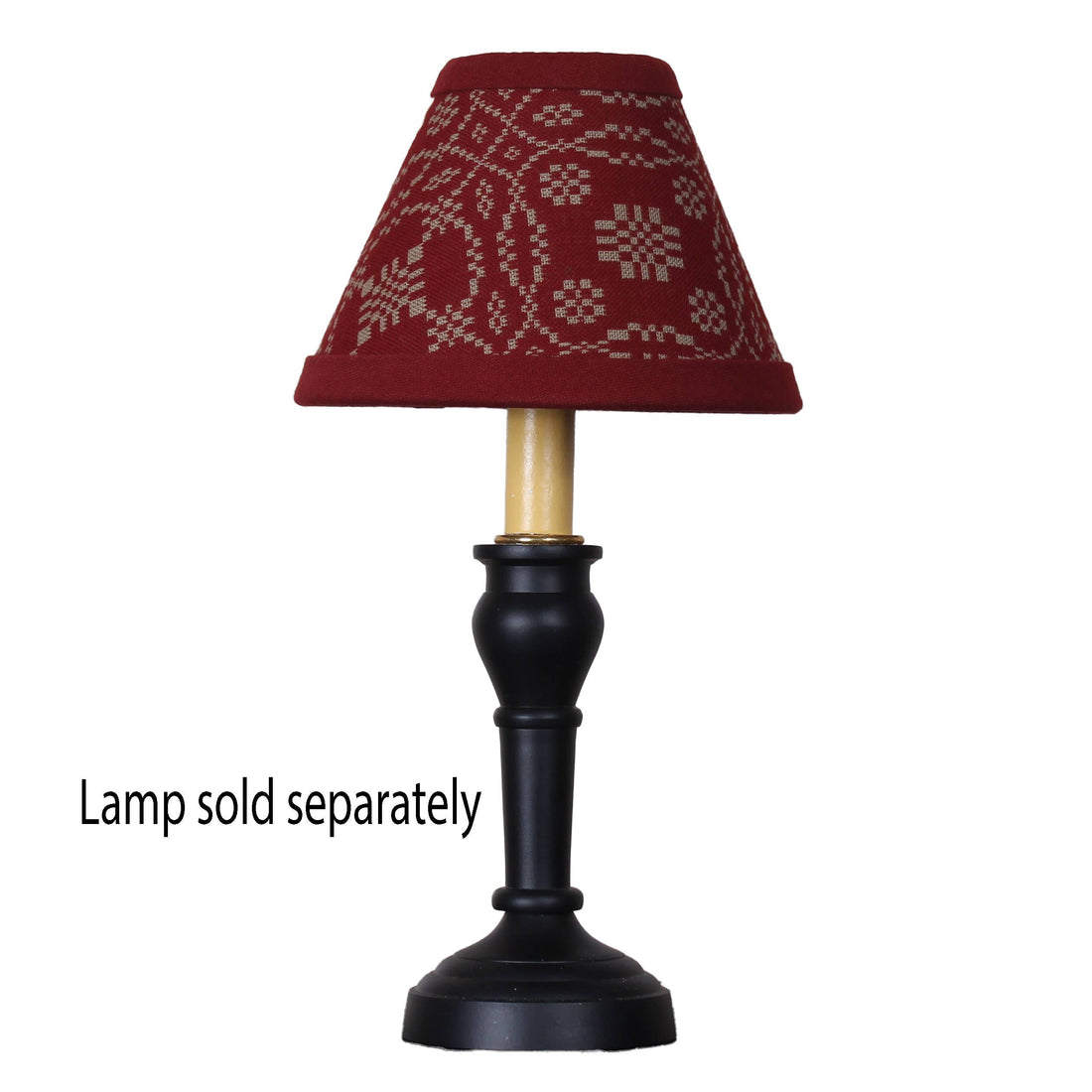 Lover's Knot Barn Red 6 In shade - Home Collections by Raghu