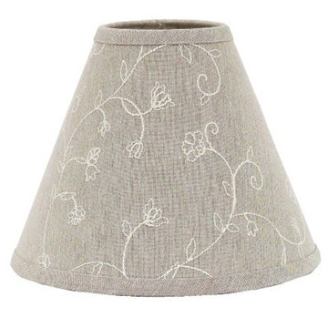 Taupe Candlewicking Taupe 16" Lampshade - Home Collections by Raghu