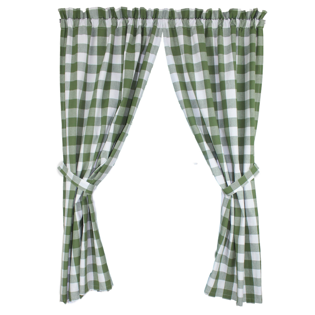 Buffalo Check Sage Sage Panels  - Home Collections by Raghu
