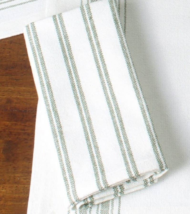 Grain Sack Sage Sage Napkin  - Home Collections by Raghu