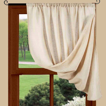 Cream Heirloom Cream 45" Panel - Home Collections by Raghu