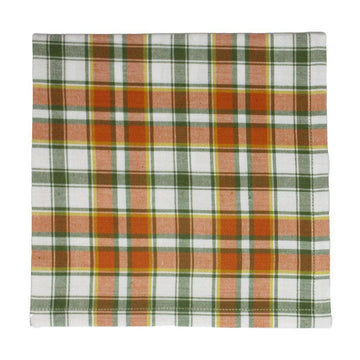 Fall Harvest Plaid Napkin  Set of 6 NK810009