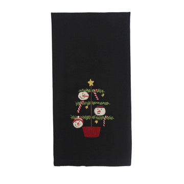 C Snowmen Fun Tree Towel  ET762401