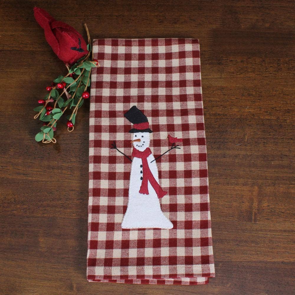 Tall Snowman Towel  Set of 2 ET220026