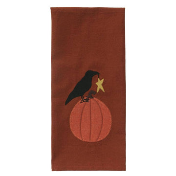 Crow on Pumpkin Towel  Set of 2 ET840011