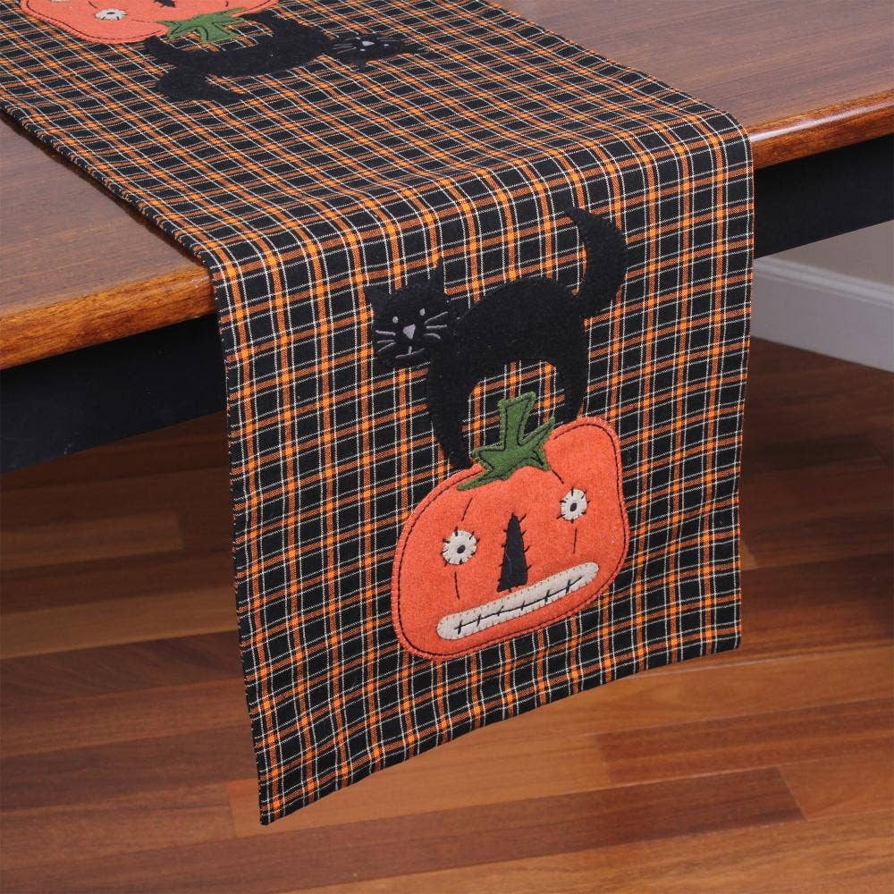Black Cat Pumpkin Table Runner TR842511