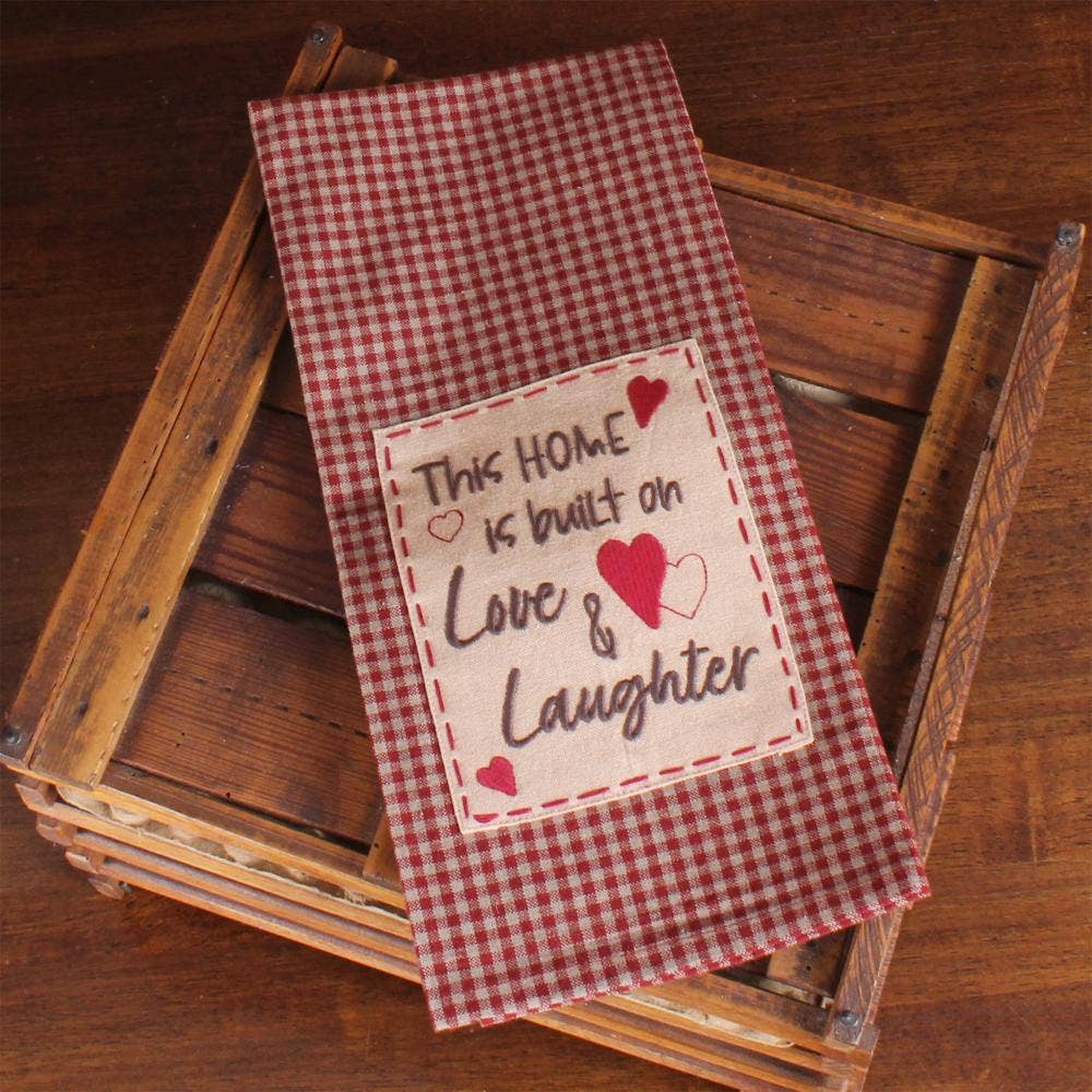 Home Built Love and Laughter Towel  ET000068