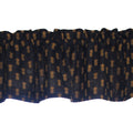 Pineapple Town Black Valance - Home Collections by Raghu