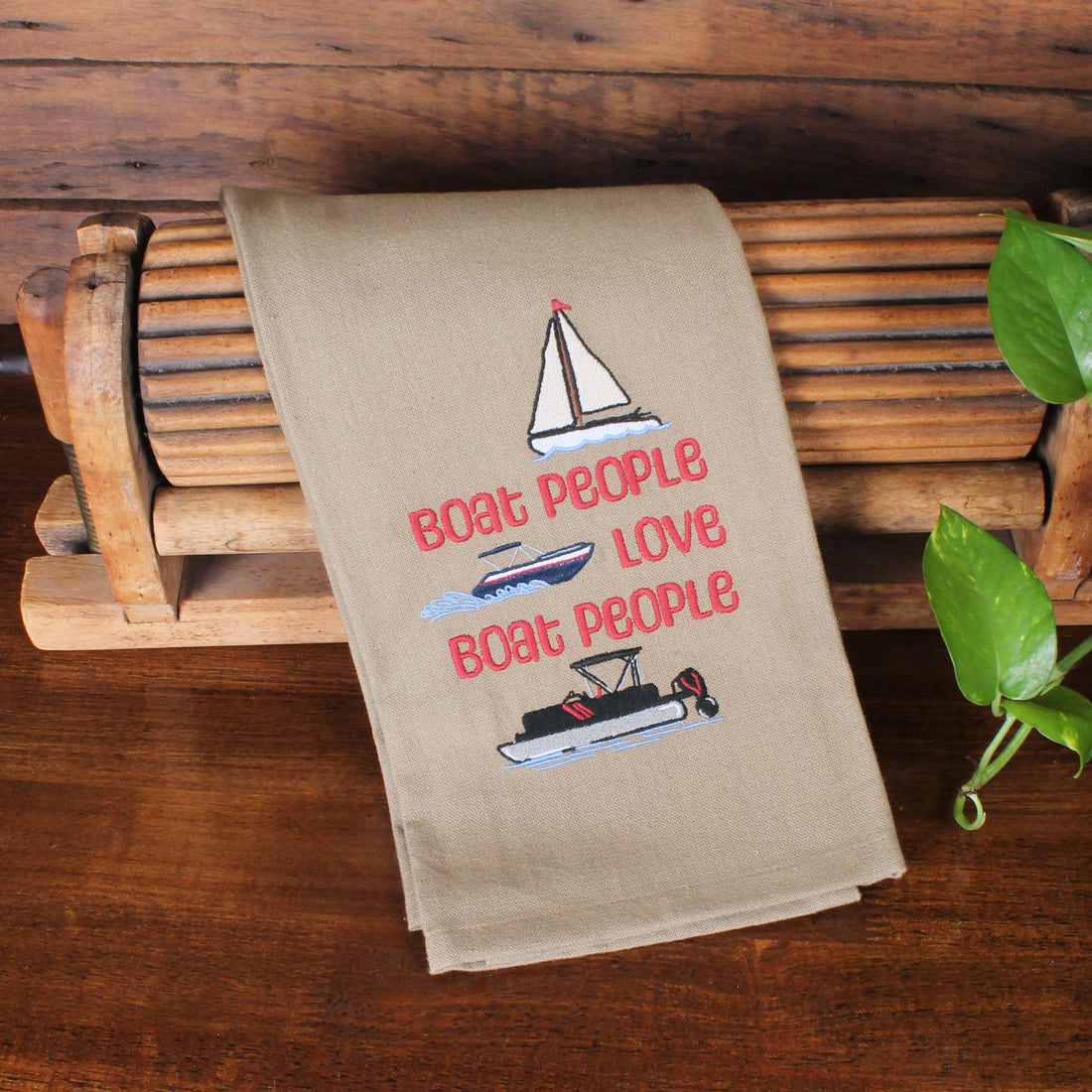 Boat People towel- Set of Two - Home Collections by Raghu
