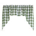 Buffalo Check Sage Sage Swag  - Home Collections by Raghu