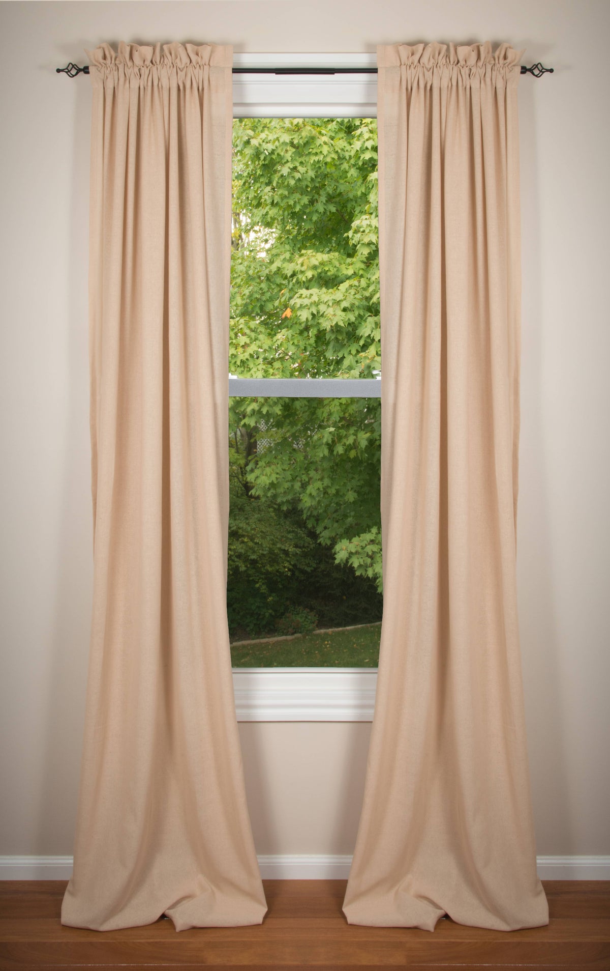Cream Heirloom Cream Drapery 86" Panels - Home Collections by Raghu
